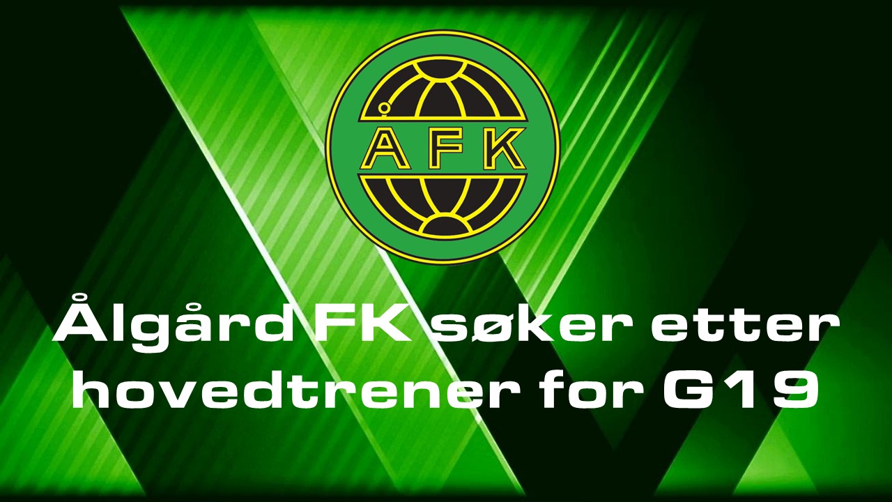 Er du vår nye hovedtrener for G19.1?